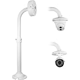 compcctv Security Camera Mount Bracket, Dome Camera Mount Universal Camera Wall Mounting Bracket/IP Camera for CCTV Security Camera, L Type (16-25 inch)