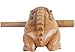 GPCT [Wooden Frog Croak Guiro Toy. 4 Inch Medium Size, Sophisticated Craftsmanship, Croaking [Loud Sound] Frog Percussion Instrument- (Mango Wood)