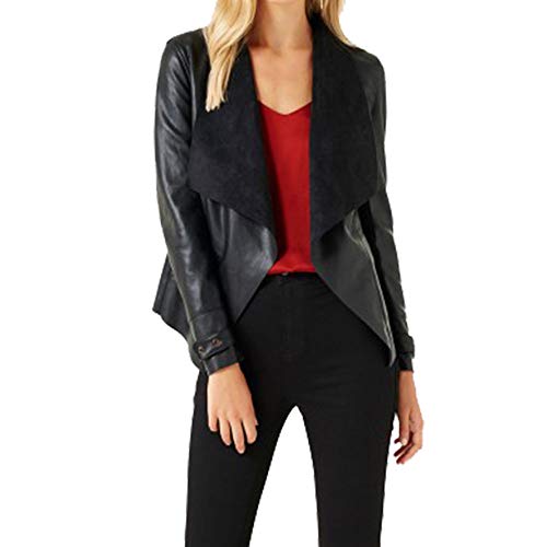 Londony ♥‿♥ Clearance Sales,Women's Fashion Vintage Biker Motorcycle Jacket Faux Leather Zipper Overcoat Outwear - Thumbnail 2