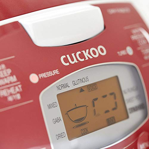 CUCKOO CRPFA0610FR 6Cup (Uncooked) Pressure Rice Cooker 11 Menu Options Quinoa, Brown