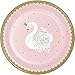 Swan Party Supplies and Decorations,Swan Party Plates and Napkins Cups for 16 People, Swan Tablecloth and Swan Centerpiece,Perfect Swan Birthday Party Decorations and Swan Birthday Party Supplies