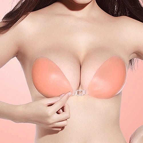Allure Home Style - CUP B Silicone Self Adhesive Stick On Gel Strapless Breast Push Bra Up Sticky Backless