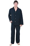Del Rossa Men's 100% Cotton Flannel Pajama Set