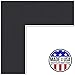 22x28 Smooth Black / Black Custom Mat for Picture Frame with 18x24 opening size (Mat Only, Frame NOT Included)