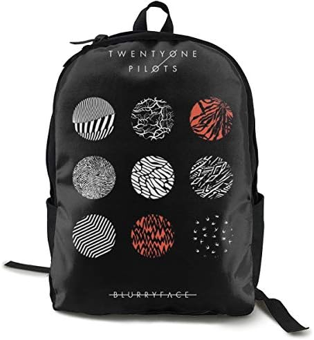 Tw-enty One Pilots Unisex Leisure Student Durable Bookbag Canvas Travel Daypack For Boy&Girl