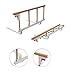 Mybow Bed Assist Rail for Seniors, Bed Guard Railing, Foldable Bed Side Rails Support Bar, Medical Transfer Handle, Safety Hospital Bedrail, Slides Under Mattress for Queen, King, Full, Twin Bed