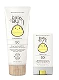 Sun Bum Baby Bum Mineral Sunscreen (Spf 50 Mineral Lotion and Spf 50 Mineral Face Stick)