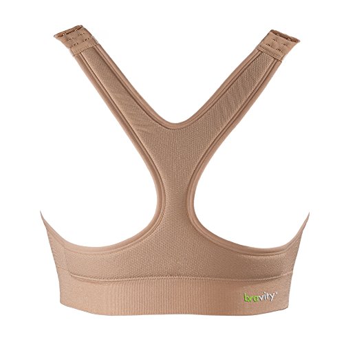 Bravity Women AntiWrinkle Cleavage Sleep Bra/Seamless & Adjustable