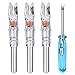 aokur 3PCS 6.2mm Automatic Led Lighted Nock Crossbow Arrow Nock for Hunting Shooting (Red)