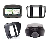 SunShade & Night Anti Reflection Visor For 6 Inch 6'' GPS Garmin Drive DriveSmart 60LM 60LMT Drive 61 61LM RV 660LMT Nuvi 68 67 2639LMT 2639 Fleet 670 660 TomTom Via 1625 Go 62 Trucker 620 Sun Shade