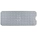 Yimobra Non Slip Bathtub Mat 40 x 16 Inch, Extra Long Shower Mat with Drain Holes, Machine Washable Baby Bath Mats, Strong Suction Cups for Bathroom Floor, Grey