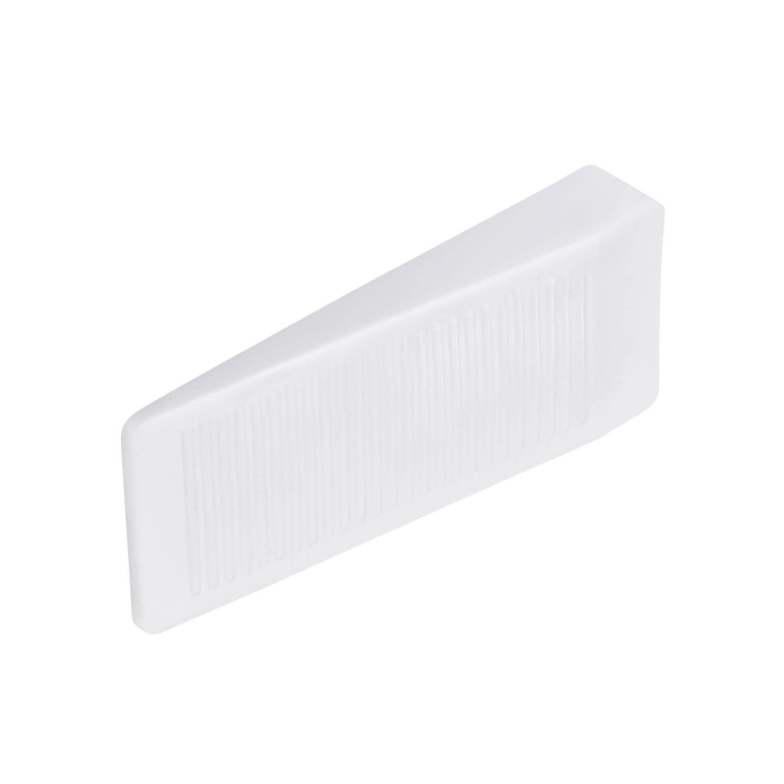 METALLIXITY Door Stopper (3.9" x 1.57") 1pcs, Rubber Door Stop Wedge - for Home Decoration, Office, White