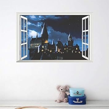 Xsongue School Window Wall Stickers Bedroom Home Decor Wall