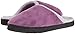 Isotoner Women's Microterry Wider Width Clog Slippers, Violet, Large/8.5-9 M US
