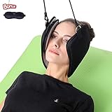 Hammock for Neck - Portable Neck and Shoulder Pain Relief Cervical Traction Device - Adjustable Relax Neck Massager Attach to Door or Railing
