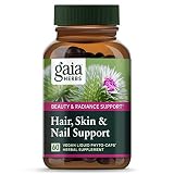Gaia Herbs Hair, Skin and Nail Support Liquid Phyto-Capsules, 60 Count