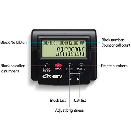 Call Blocker for Landline Phones, MCHEETA V4000 Premium Phones with