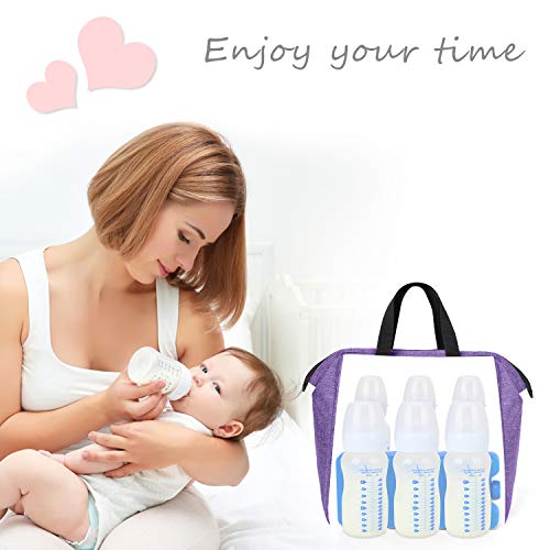 Luxja Reusable Ice Packs for Breastmilk Storage (Pack of 2), Breastmilk