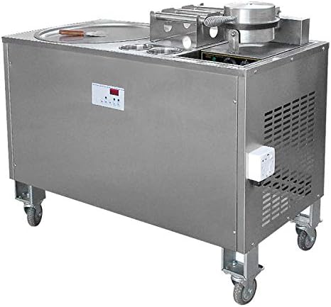 Kolice Commercial Taco Machine/Fried ice Cream Machine with Taco Maker/Fried ice Cream Machine/Cucina Pro Tortilla Maker/ice Cream roll Machine