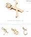 Kalapure 14K Gold Plated Stainless Steel Initial Pendant for Birthday Gifts - 26 Letters Alphabet Personalized Charms Pendant