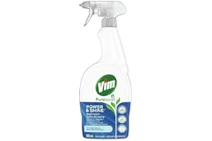 Vim Power & Shine Bathroom Spray Cleaner, 700 ml – Antibacterial Multi-Surface Disinfectant, Kills 99.9% of Germs, Streak-Fre