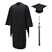 Masters Cap & Gown & Tassel Package - Deluxe Fluted Fabric