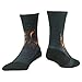 HUSO Unisex Fashion Digital Printing Sports Crew Hiking Socks 3, 4, 7 Pairs