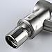 KES PJ11A-2 Adjustable Hand Shower Arm Mount with G 1/2 Swivel Ball Connector Universal Showering Component, Brushed Nickel