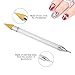 Anself 1pc Nail Rhinestone Dotting Pen Double Different Head Tips Beads Picker Wax Pencil Handle Manicure Tool (1PCS)
