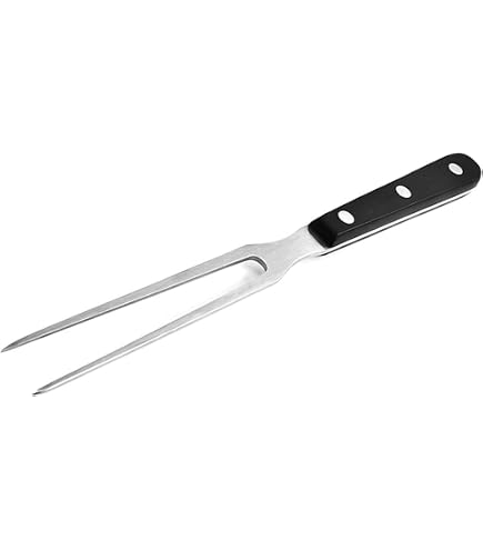 Fourchette De Service Bodum 18 Cm Acier Inoxydable Et Silicone Noir - Idéale BBQ, Découpe Viande - Neuf Sous Emballage - Design Moderne Et Pratique