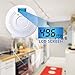 Combination Photoelectric Smoke Detector and Carbon Monoxide Detector Alarm Digital Display, Protect Your Home from Fire and Gas Leaks 2 Pack