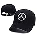 Accarparts Car Logo Adjustable Baseball Cap, Unisex Hat Travel Cap Car Racing Motor Hat for Mercedes Benz