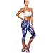 Lookatool Women's High Waist Fitness Yoga Sport Pants Purple