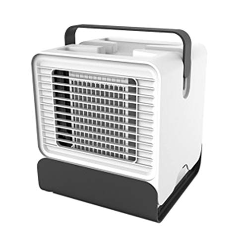 Dinfoger Portable Air Conditioner Fan Mini Evaporative Air Cooler Misting Swamp Cooler Small Desk Humidifier Fan for Office Dorm Nightstand
