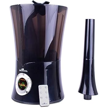 Air Innovations 2.15 Gal. Ultrasonic Cool Mist Dual Tank Digital Humidifier with for Large Rooms - Up to 700 sq. ft. Black