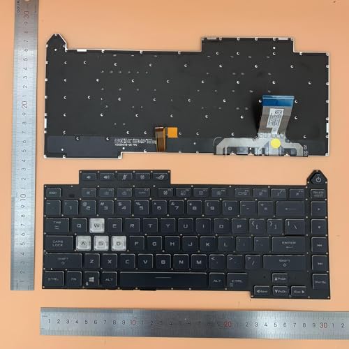 Siakoocty Laptop Replacement US Layout Colorful Backlight Keyboard for ASUS ROG Strix G15 G513 G513Q G513QY G513QM G533 Backlit US 0KBR0-4810US00 at Amazon