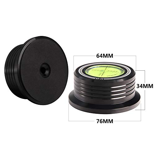 Viborg Black 60HZ 280g Record Weight LP Disc Stabilizer Turntable Vinyl Clamp HiFi - Thumbnail 2