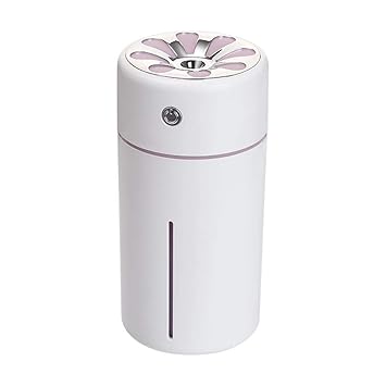 KERULA Luftbefeuchter USB Mini LED intelligentes Anti-Trocken Nachtlicht Diffusor Luftfilter Zerstäuber