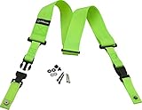 DiMarzio DD2200GN 2 Inch Nylon ClipLock Strap Green w/Bonus Deluxe RIS Picks (x3) 66333400070