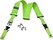 DiMarzio DD2200GN 2 Inch Nylon ClipLock Strap Green w/Bonus Deluxe RIS Picks (x3) 66333400070