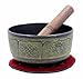 Tibetan Velvet Embroidered Medium Singing Bowl Cushion Hindu OM