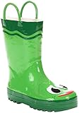 Western Chief Kids Boys' Waterproof Easy-On Character Rain Boot , Fritz the Frog, 6 M US Toddler