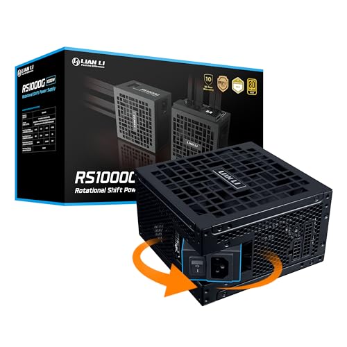 Lian Li RS1000G 1000W ATX Power Supply w/USB Fan Hub - Black (RS1000G.BH)