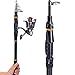Sougayilang Fishing Rod Reel Combos Carbon Telescopic Fishing Rod Pole with Spinning Reel Line Lures Accessories Combo Sea Saltwater Freshwater Fishing Rod Kit (Rod+ Reel, 2.7M 8.86Ft Rod+WQ4000 Reel)