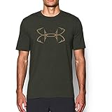 Under Armour Men's Fish Hook T-Shirt, Artillery Green Medi/Bayou, Large