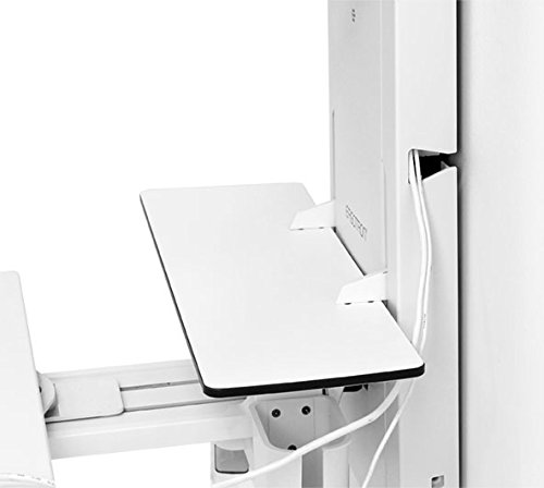 Ergotron StyleView Sit-Stand Vertical Lift Patient Room for 24" LCD Display / Keyboard / Mouse / Bar code Scanner - White