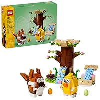 LEGO Spring Animal Playground Building Toy - Pretend Play Set with Squirrel and Bird Figure for Boys and Girls, Ages 8+ - Gift for Kids - 40709