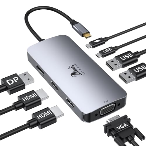 LIONWEI 8-in-1 Docking Station