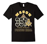Mens The Masonic Store: Freemason Price Hall 357 T-Shirt Gift Large Black