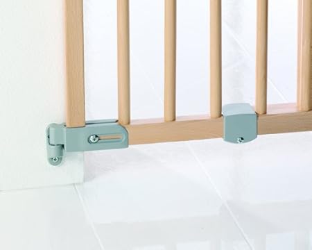 babydan wooden super flexi fit baby safety gate